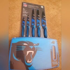 Carolina Panthers New Knife and Cutting Board